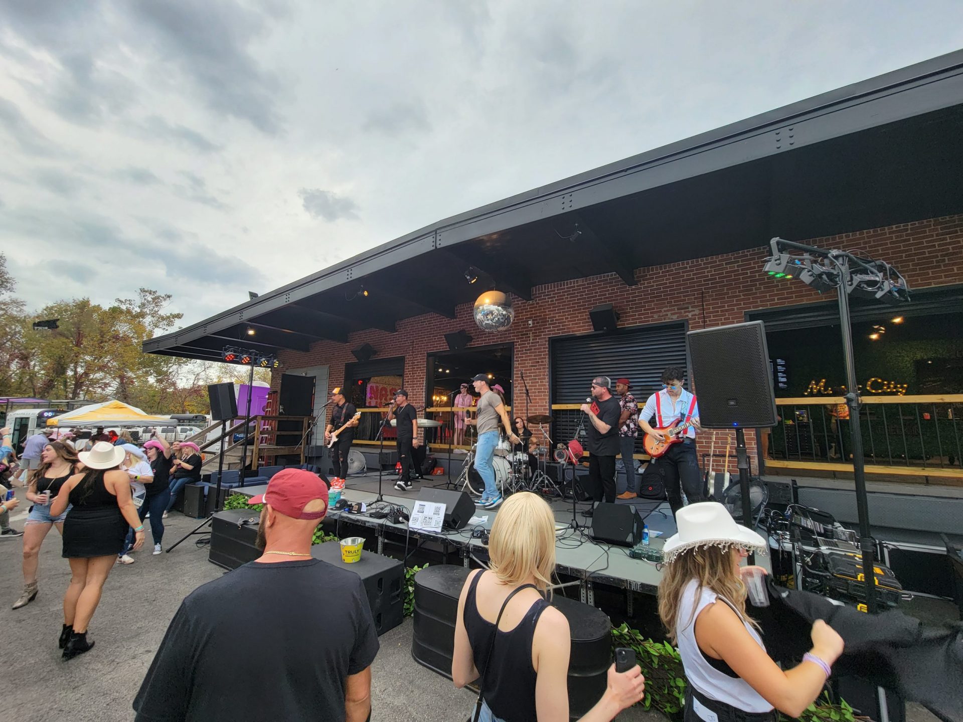 Stage, lighting, and audio equipment rental